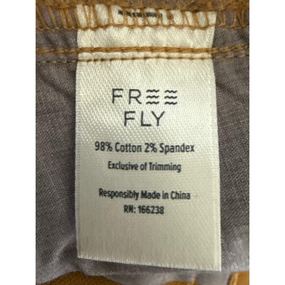 Free Fly Men’s Canvas Field Pant Size 34x32 Ochre Work Rugged Outdoors - Picture 12 of 16